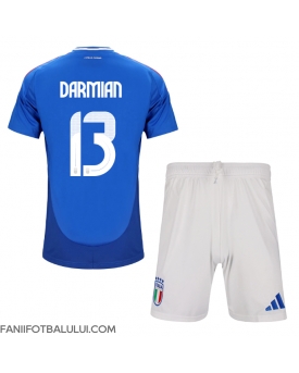 Italia Matteo Darmian #13 Echipament de Fotbal Replică European 2024 Copii Acasa (+ Șorturi)